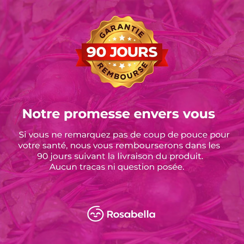 Gélules de betterave Rosabella pour soutenir la circulation et la vitalité*