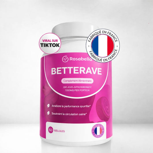 Gélules de betterave Rosabella pour soutenir la circulation et la vitalité*